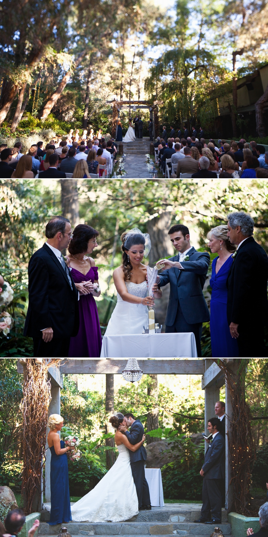 Los Angeles wedding ceremony photos
