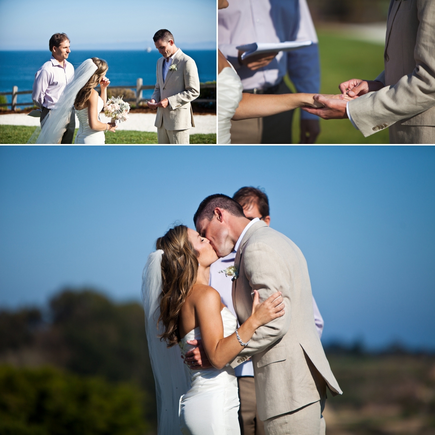 Santa Barbara wedding ceremony photos