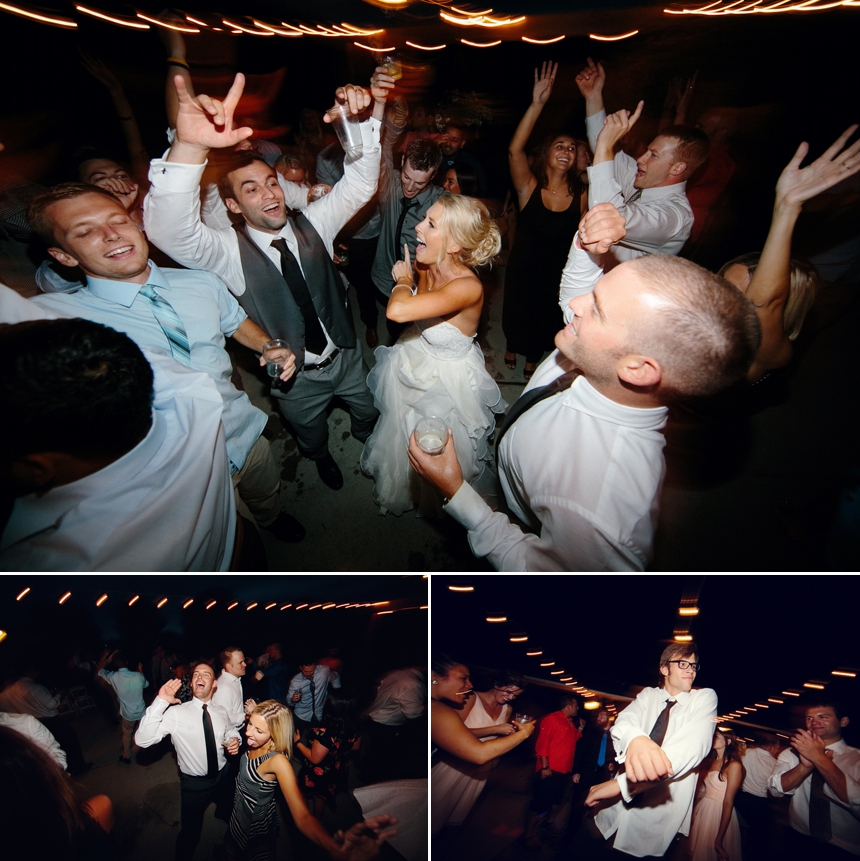 fun dancing wedding photos at Swans Trail Farms